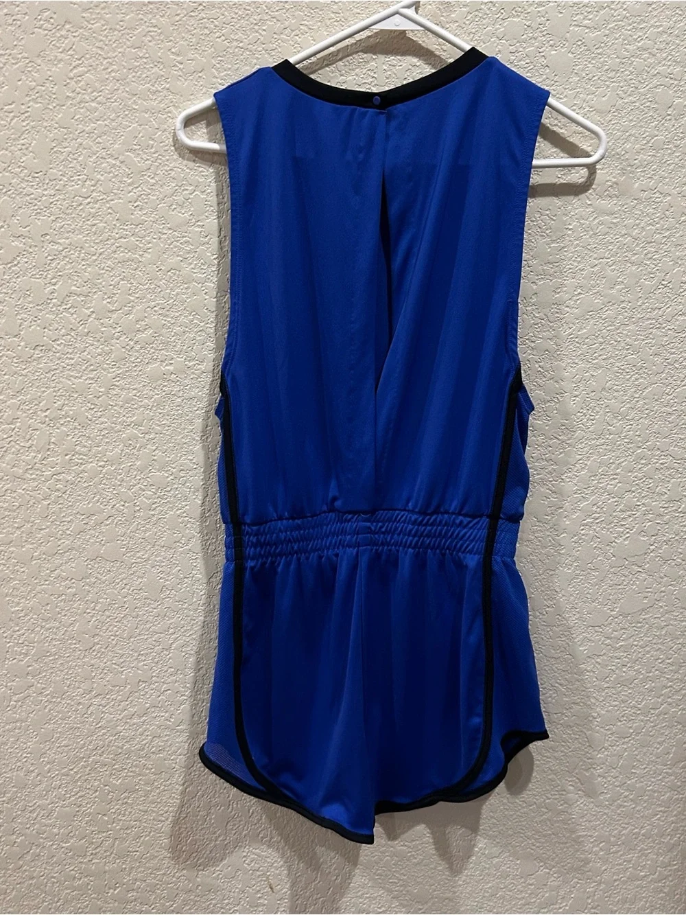 Nike Royal Blue Athletic Dri-FIT shorts romper with Black Trim size xsmall